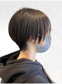 ハンサムショート×オリーブアッシュカラー☆