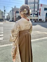 ガルボ ヘアー(garbo hair)&nbsp;前撮りもお任せ下さい♪卒業式　ヘアアレンジ　着付け　成人式