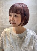ミニボブ【吉祥寺 耳かけボブ 秋冬アンバーブラウン】