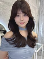 エヌアイ オモテサンドウ(ni omotesando)&nbsp;憧れ韓国くびれヘア/顔まわりカットレイヤーカット艶髪黒髪