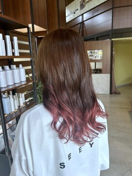 サロン クラッチ クリエイティブ コンセプト(salon CLUTCH creative concept) gradation × pink
