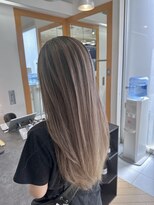 ユニ バイ マグ 長野店(Uni.by Mag)&nbsp;透明感カラー★シャドールーツブリーチミルクティーベージュ