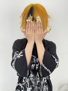 ルヴェルヘアー(Revel hair) デザインカラーウルフ