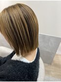 髪質改善&切りっぱなしボブ