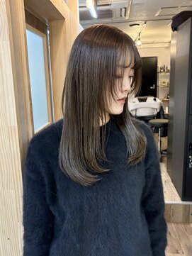 シュガー バイ エクラート 立川南口店(SUGAR by ECLART) レイヤー/ロングヘア/オリーブカラー/立川