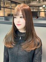 アイティーバイアルバム 松戸店(IT by ALBUM)&nbsp;フェミニンロング似合わせカットマロンベージュ_F0404