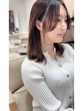 エメヘアデザイン ルイス(Aimer Hair Design Lewis) 大人のミディアムレイヤーカット♪/弘前市