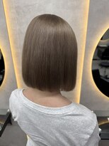 ルノン(LUNON) ホワイトグレージュミニウルフチェリーブラウンデジタルパーマ