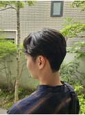 センターパート/メンズカット/ショート