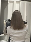 ベージュカラーテアフブリーチ