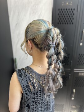 ヴァイス 渋谷店(VAICE) ライブ前ヘアセット/ポニーテール