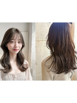 30代女性から人気の【トリートメント感覚のデジタルパーマ】ダメージレスにこだわったコテ巻き風パーマ◎