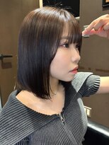 ビグディーサロン(BIGOUDI SALON)&nbsp;艶カラー×長めボブ