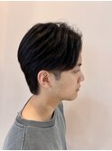 毛流れセンターパート