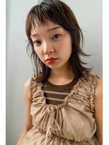 スミス 上野(smith)&nbsp;レイヤーカットハッシュカット顔まわりミディアムロング