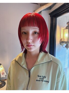 デイト(Dayt.) ブリーチオンカラー/レッドヘア/ウルフヘア