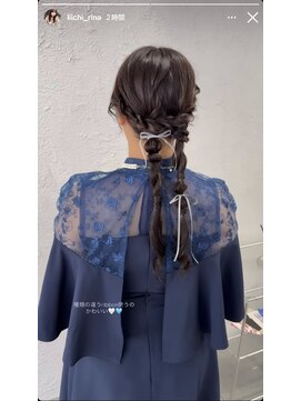 リイチ(LIICHI) ribbon hair arrange