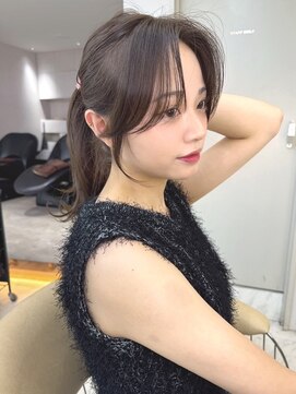 ロンドガーネット 池袋(Lond garnet) 暗めカラー/韓国風巻き/レイヤーカット/髪質改善/縮毛矯正/池袋