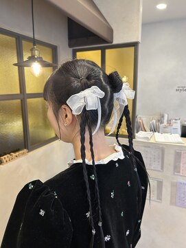 ヘアポケット スタイル店(HAIR POCKET) リボンいっぱいのタイトスタイル