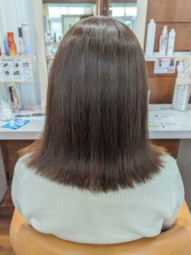 TJ天気予報 7コ 各務原店 「ビフォーアフターあり」うる艶ロング「縮毛矯正」