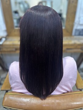 ニューラインギンザ(New-Line 銀座) 艶髪ロング ピンクブラウン