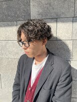 ブレス 西葛西店(BLESS)&nbsp;【青木】波巻きスパイラルパーマ/センターパート/メンズパーマ