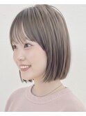 切りっぱなしボブ