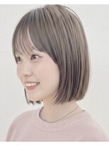 アンドモア(and MORE) 切りっぱなしボブ