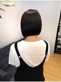 ボブ/切りっぱなしボブ/丸くならないボブ/大人ボブ/中谷