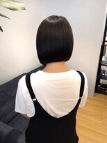 ジアン バイ ミルボン NU茶屋町+(GIEN by milbon)&nbsp;ボブ/切りっぱなしボブ/丸くならないボブ/大人ボブ/中谷