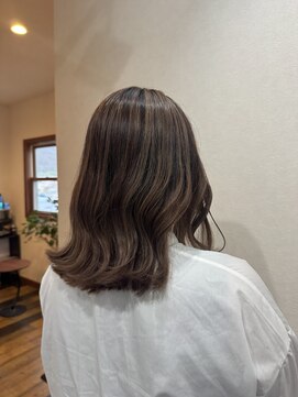 アレッタヘアーサロン(ALETTA HAIR SALON) ハイライト×ベージュ