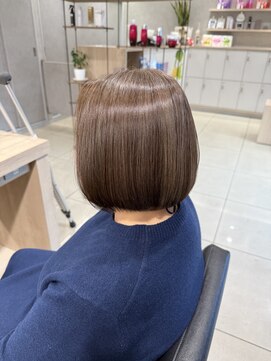 アッシュ 高幡不動店(Ash) ハイライトブリーチあり脱白髪染め白髪ぼかし髪質改善グレージュ