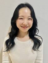 マーブル 町田(marble)&nbsp;ミルクティーブロンド/ダークブルー/デジタルパーマ/町田