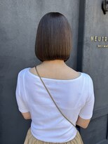 ニュートライズ(NEUTRIZE) ミニボブ ベージュカラー 水素カラー