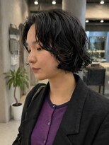 ムクコア(Muk CORE) マッシュショートボブニュアンスルーズパーマ大人可愛い川崎