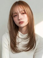 ビバラヘアー(VIVA LA HAIR)&nbsp;レイヤーカット 顔周りカット ベージュカラー 髪質改善