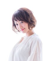 サンリサ 北本店(sanRisa)&nbsp;お手入れ簡単☆斜めバングのクシャッとショート