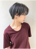 Coast.シルバーアッシュ×グレージュ×ショートボブ×ブリーチ