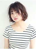 大人かわいいゆるふわボブ［髪質改善/池袋&目白&大塚］