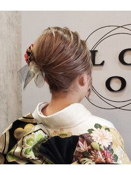 フロウクラウド(FLOW CLOUD) 夜会巻き