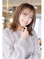 レニーバイエース(LANY by ACE)&nbsp;【LANY横浜】シースルーバング×シルキーベージュ