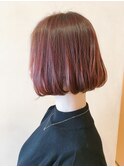【morio鶴瀬】冬オススメミニボブ×クラシカルピンク