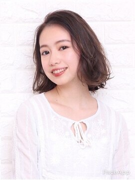 ジャンプッシュ 平尾(JUMPUSH) 【平尾美容院 JUMPUSH 】柔らかさを意識したふんわりロブstyle