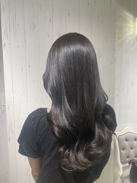 ラ ブランシュ 大宮(La Blanche) マロンベージュかきあげAラインボブ韓国小顔ショートグレージュ