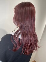 モルニ(MORNI)&nbsp;ラベンダーカラー_マロンベージュ Aラインボブ かきあげ