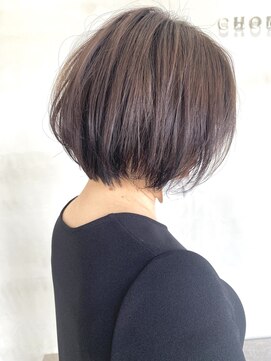 コード(Chord) ぼかしhighlight、ミルクティーグレージュ、ショートボブ［谷合