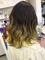 アールプラスヘアサロン(ar+ hair salon)&nbsp;イエローグラデーション