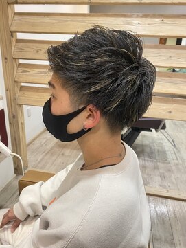 ヘア ロンドン カフェ(HAIR LONDON CAFE) メンズハイライト