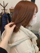 ファム 札幌大通(fam)&nbsp;20代30代40代髪質改善ナチュラルボブ艶感ピンクブラウン