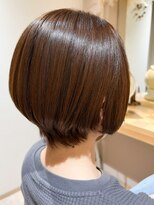 ゲミュ(gemu.)&nbsp;小顔カット/くびれヘア/に合わせカット/丸みショートボブ/gemu